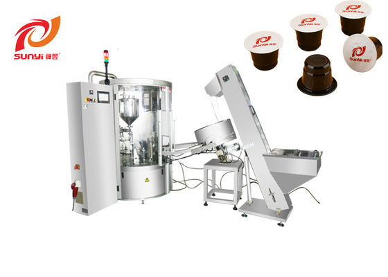 De Koffiecapsule van aluminiumnespresso het Vullen Verzegelende Machine