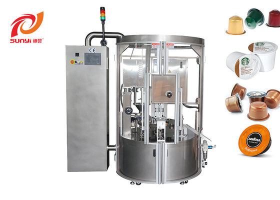 Roterende Lavazza-Koffiepeul het Vullen Verzegelende Verpakkende Machine