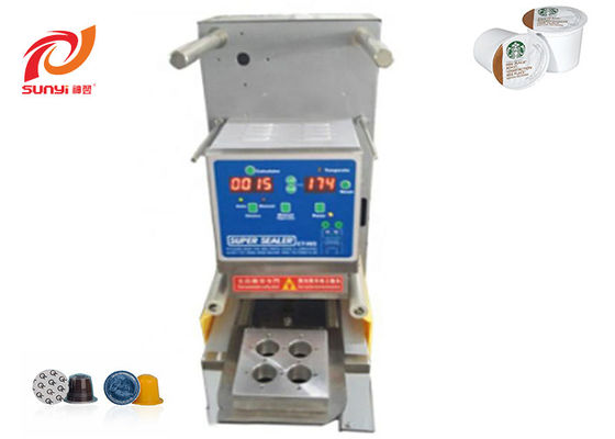 Semi Automatische Hand van de Machinenespresso Kcup van Capsulelidding de Capsule Verzegelende Machine